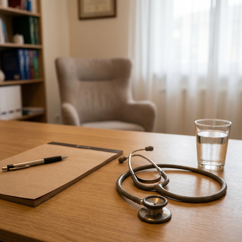 Doctor consulting with a patient about alcohol detox safety protocols